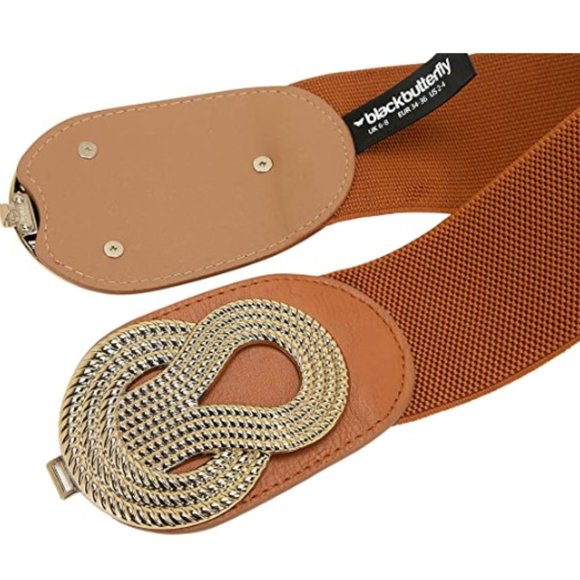 Wide Elastic Vintage Cinch Retro Metal